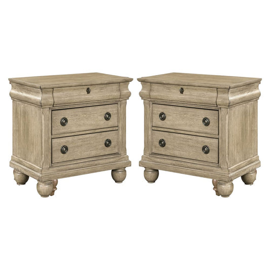 Liberty Furniture - Rustic Traditions 2 Night Stands - 589WT-BR-2NS view 1