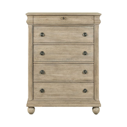 Liberty Furniture - Rustic Traditions 5 Drawer Chest - 589WT-BR41 view 3