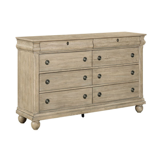 Liberty Furniture - Rustic Traditions 8 Drawer Dresser - 589WT-BR31 view 1