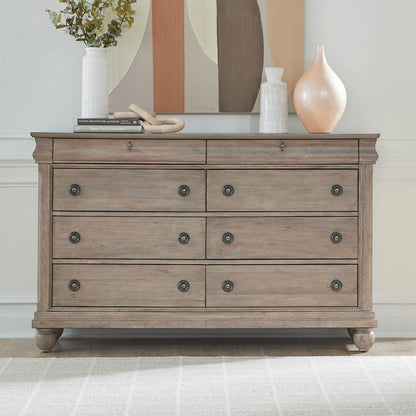 Liberty Furniture - Rustic Traditions 8 Drawer Dresser - 589WT-BR31 view 2