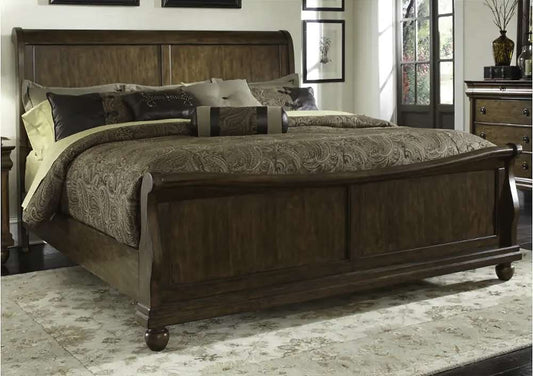 Liberty Furniture - Rustic Traditions California King Sleigh Bed  - 589-BR-KCS veiw 1