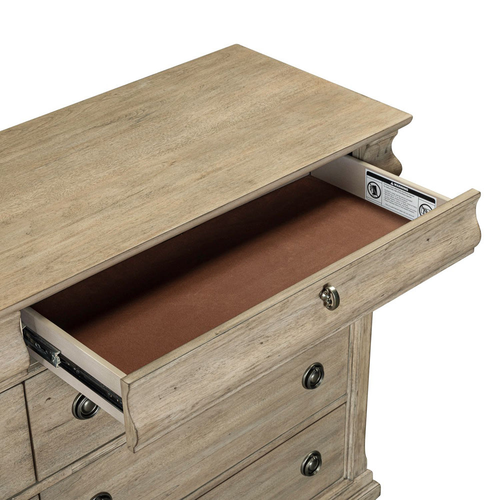Liberty Furniture - Rustic Traditions Dresser & Mirror - 589WT-BR-DM view 3