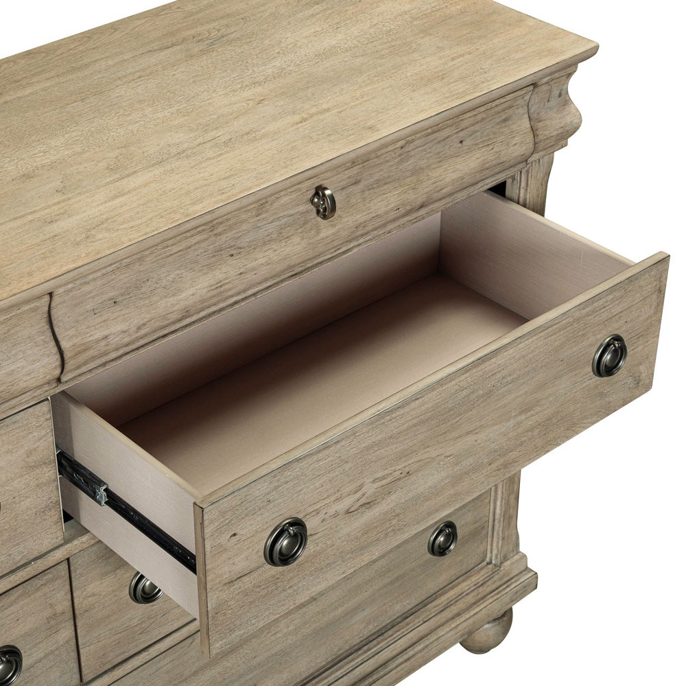 Liberty Furniture - Rustic Traditions Dresser & Mirror - 589WT-BR-DM view 4