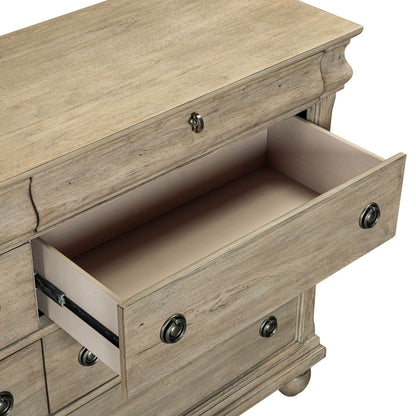 Liberty Furniture - Rustic Traditions Dresser & Mirror - 589WT-BR-DM view 4
