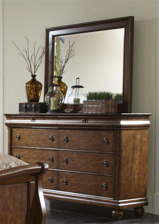 Liberty Furniture - Rustic Traditions Dresser & Mirror - 589-BR-DM veiw 1