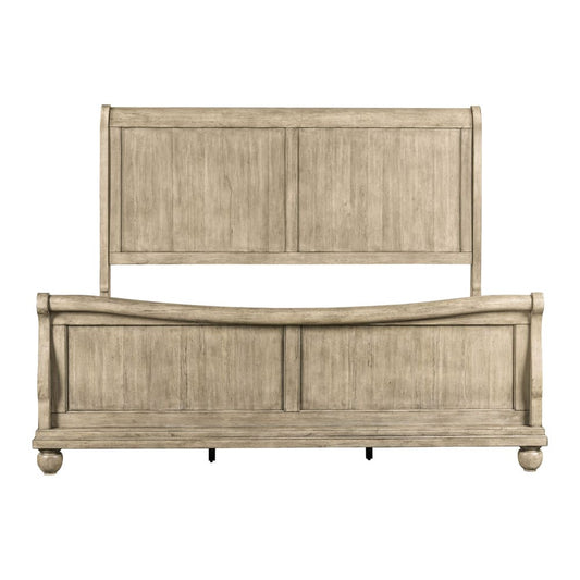 Liberty Furniture - Rustic Traditions King Sleigh Bed, 2 Night Stands - 589WT-BR-KSL2NS view 2