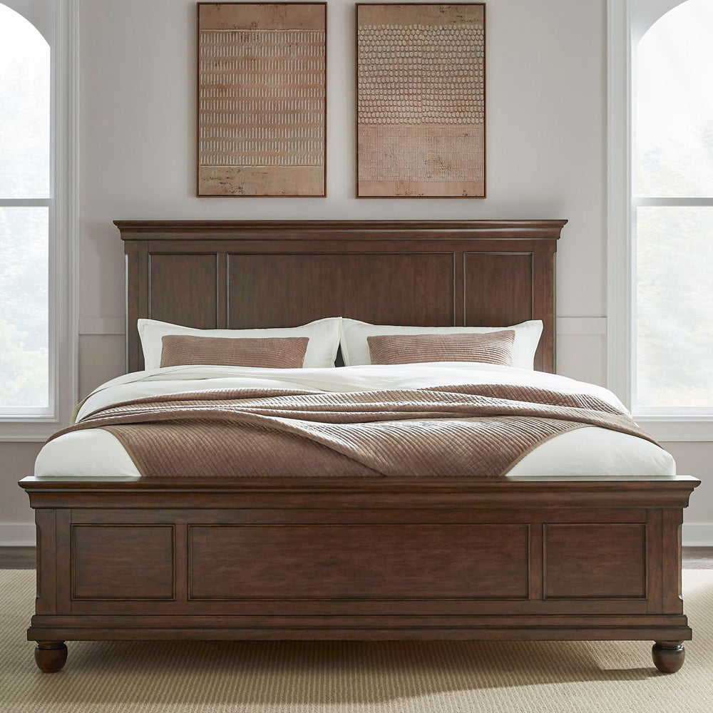 Liberty Furniture - Rustic Traditions Queen Panel Bed - 589-BR-QPB view 1