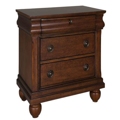 Liberty Furniture - Rustic Traditions Queen Sleigh Bed, 2 Night Stands - 589-BR-QSL2NS view 6