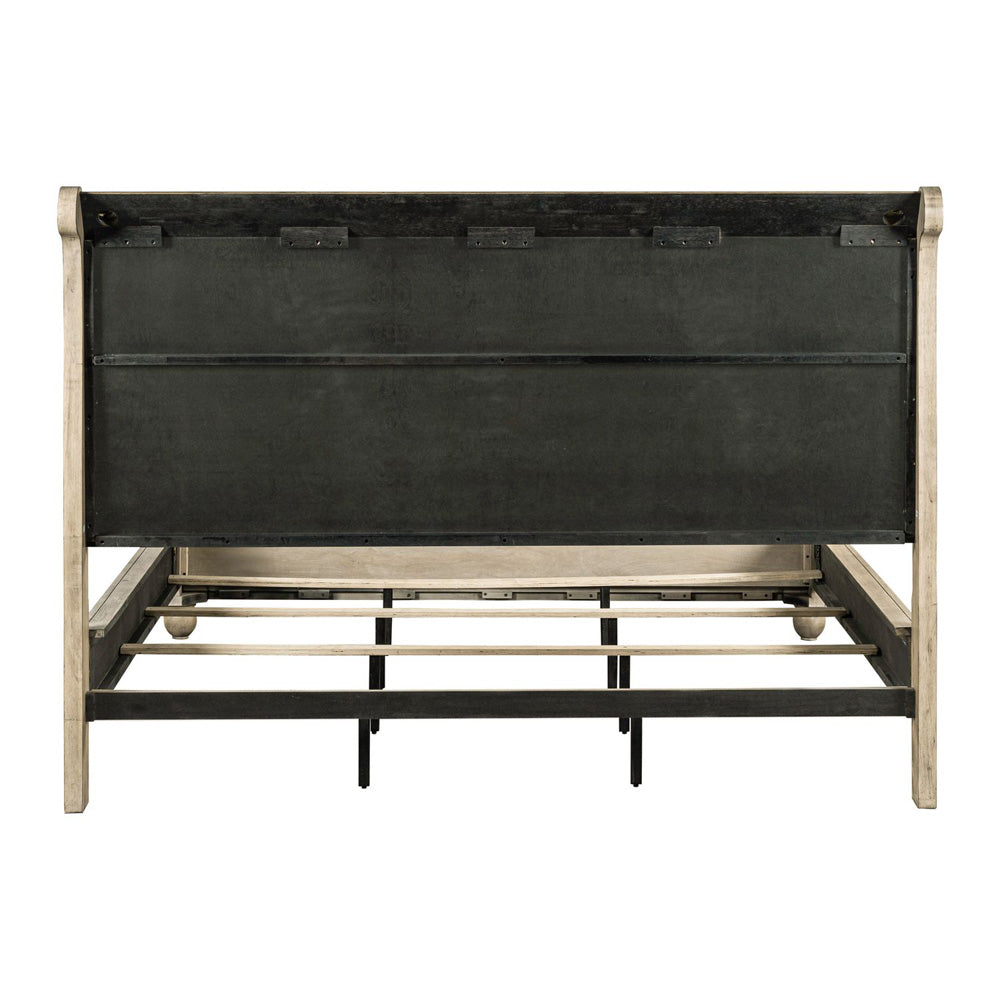 Liberty Furniture - Rustic Traditions Queen Sleigh Bed, 2 Night Stands - 589WT-BR-QSL2NS view 5