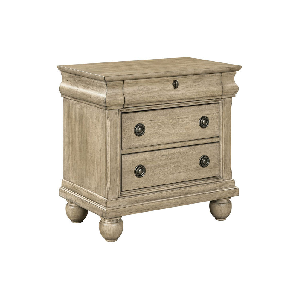 Liberty Furniture - Rustic Traditions Queen Sleigh Bed, 2 Night Stands - 589WT-BR-QSL2NS view 6