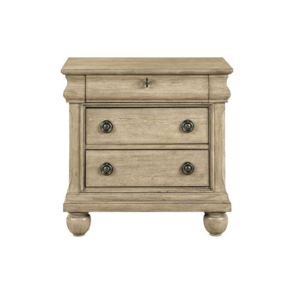 Liberty Furniture - Rustic Traditions Queen Sleigh Bed, 2 Night Stands - 589WT-BR-QSL2NS view 7