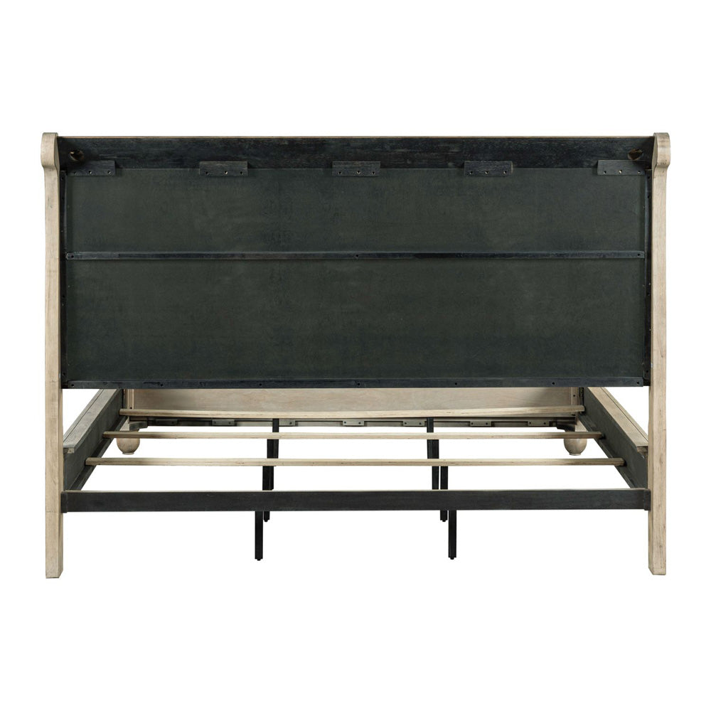 Liberty Furniture - Rustic Traditions Queen Sleigh Bed - 589WT-BR-QSL view 5