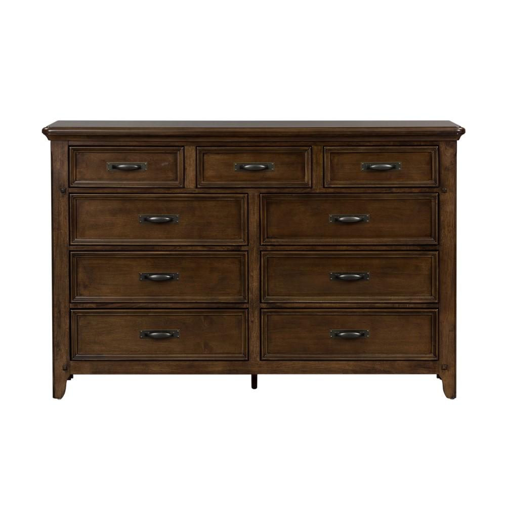Liberty Furniture - Saddlebrook 9 Drawer Dresser - 184-BR31 veiw 1