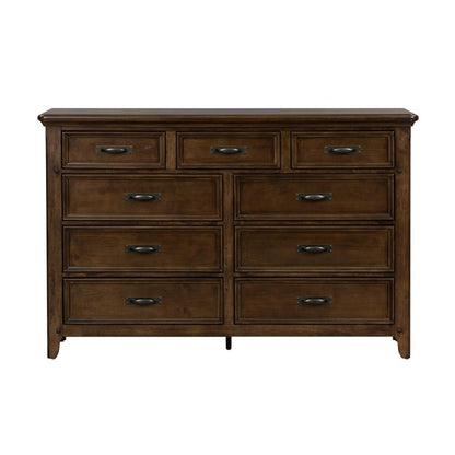 Liberty Furniture - Saddlebrook 9 Drawer Dresser - 184-BR31 veiw 1