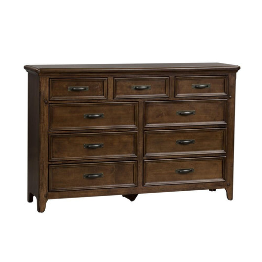 Liberty Furniture - Saddlebrook 9 Drawer Dresser - 184-BR31 veiw 2