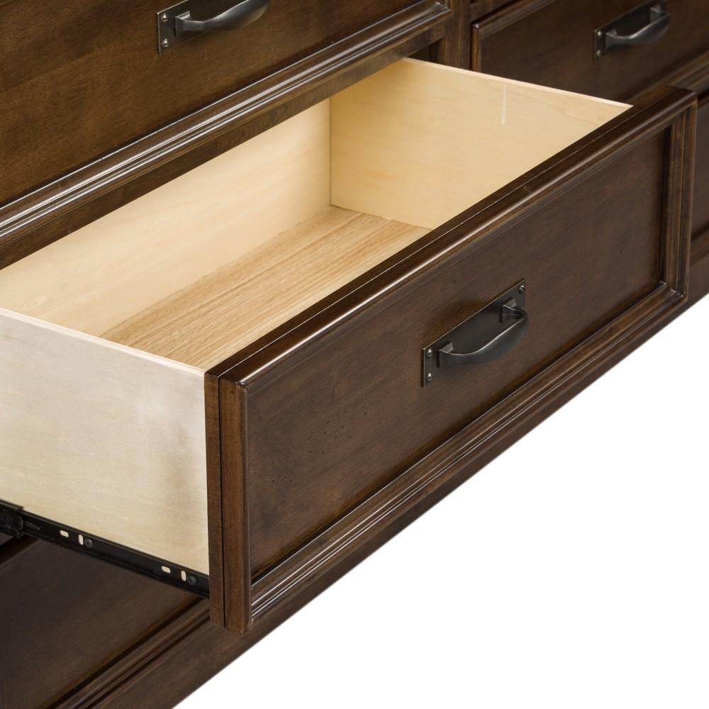 Liberty Furniture - Saddlebrook Dresser & Mirror - 184-BR-DM veiw 7