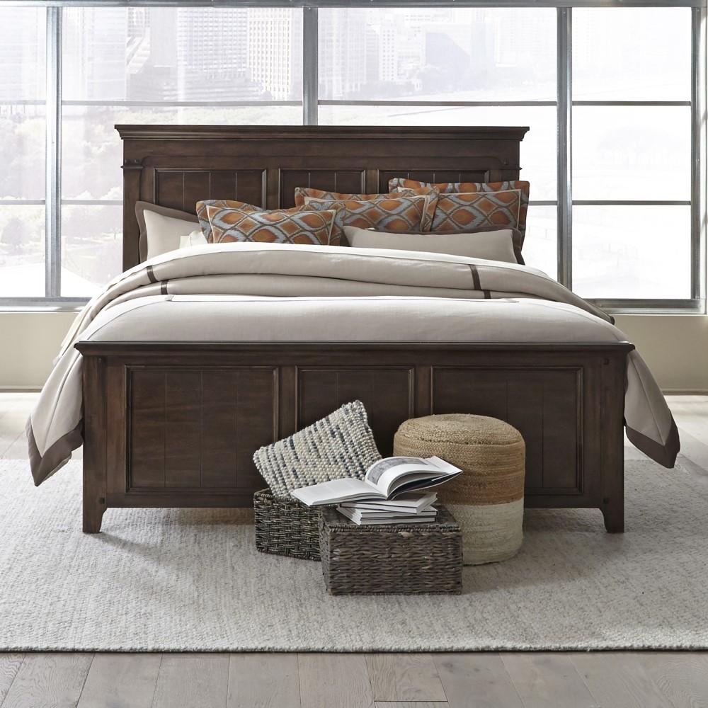 Liberty Furniture - Saddlebrook Queen Panel Bed - 184-BR-QPB veiw 5