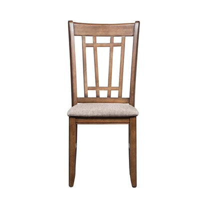 Liberty Furniture - Santa Rosa Lattice Back Side Chair in Antique Honey - 227-C9201S veiw 3