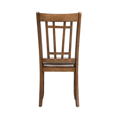 Liberty Furniture - Santa Rosa Lattice Back Side Chair in Antique Honey - 227-C9201S veiw 5