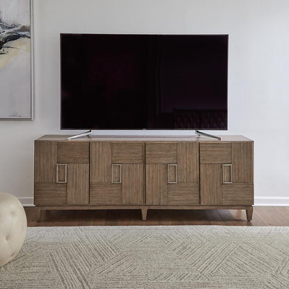 Liberty Furniture - Serenity 82 Inch Accent TV Console in Burnished Beige - 302-TV82 veiw 1