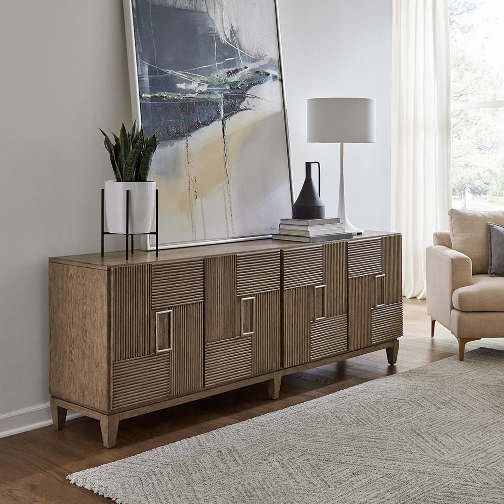 Liberty Furniture - Serenity 82 Inch Accent TV Console in Burnished Beige - 302-TV82 veiw 2