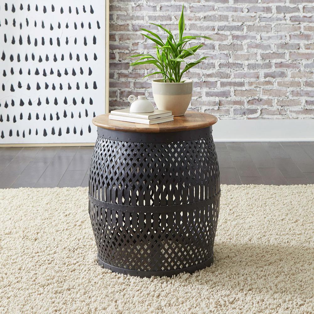 Liberty Furniture - Shadow View Accent End Table in Nutmeg & Charcoal - 2189-AC2000 veiw 6