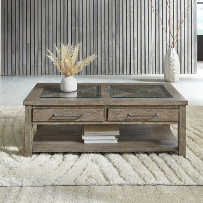 Liberty Furniture - Skyview Lodge - Cocktail Table in Brown - 906-OT1010 view 1
