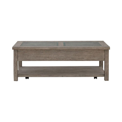 Liberty Furniture - Skyview Lodge - Cocktail Table in Brown - 906-OT1010 view 6