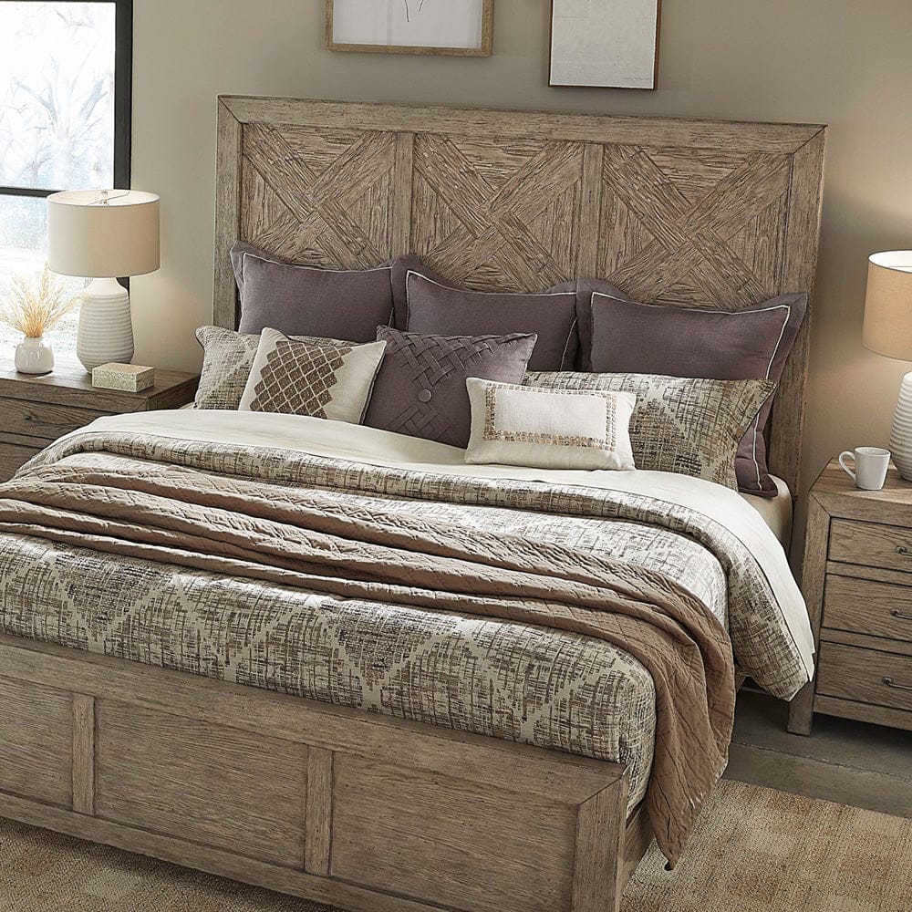 Liberty Furniture - Skyview Lodge - King Panel Bed in Brown - 906-BR-KPB view 2