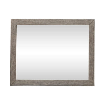 Liberty Furniture - Skyview Lodge - Landscape Mirror in Brown - 906-BR51 view 1