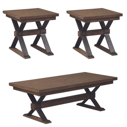 Liberty Furniture - Sonoma Road - 3 Piece Set (1-Cocktail 2-End Tables) in Brown - 473-OT-3PCS view 1