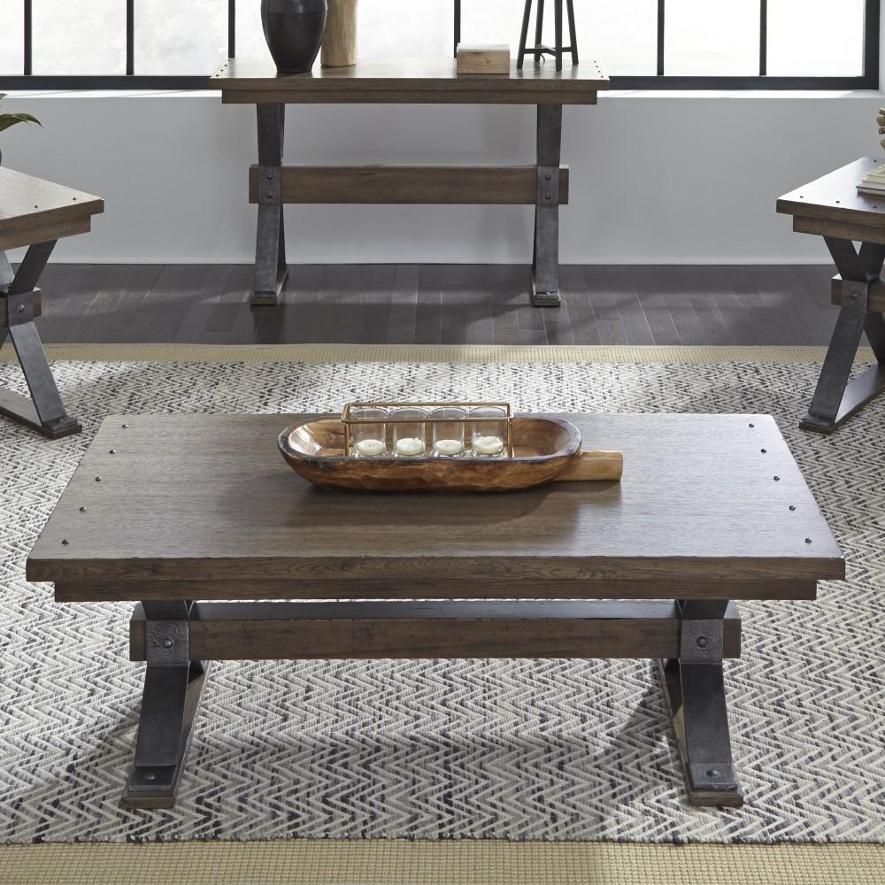Liberty Furniture - Sonoma Road Rectangular Cocktail Table - 473-OT1010 veiw 2