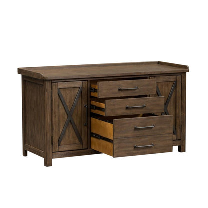 Liberty Furniture - Sonoma Road Small Credenza - 473-HO120 veiw 3