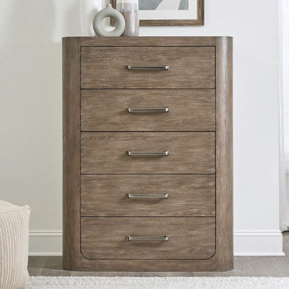 Liberty Furniture - South Bend - 5 Drawer Chest in Brown - 306-BR41 view 1
