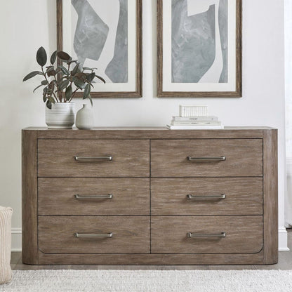 Liberty Furniture - South Bend - 6 Drawer Dresser in Brown - 306-BR31 view 1