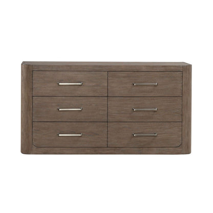 Liberty Furniture - South Bend - 6 Drawer Dresser in Brown - 306-BR31 view 3