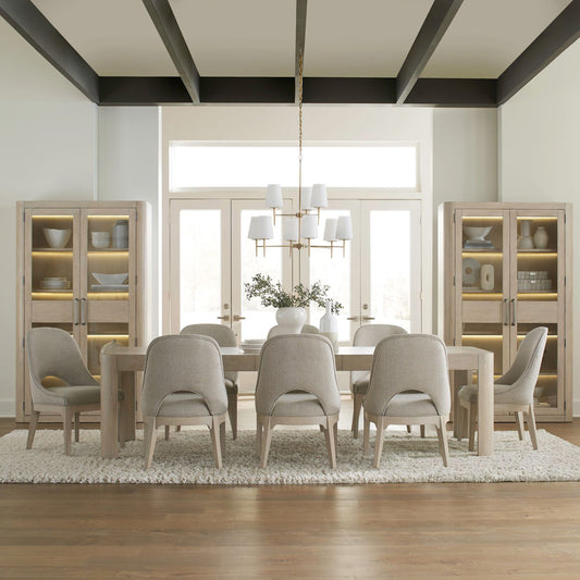 Liberty Furniture - South Bend 9 Piece Rectangular Table Set - 306W-DR-9RLS view 2