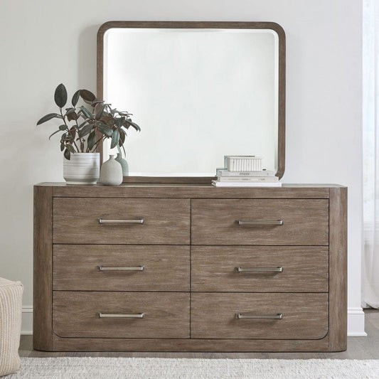 Liberty Furniture - South Bend - Dresser & Mirror in Brown - 306-BR-DM view 1