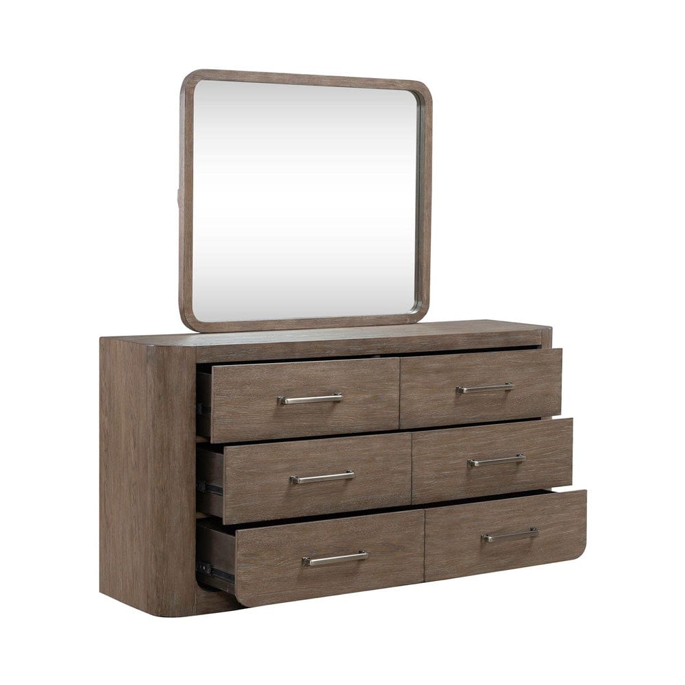 Liberty Furniture - South Bend - Dresser & Mirror in Brown - 306-BR-DM view 6