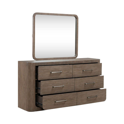 Liberty Furniture - South Bend - Dresser & Mirror in Brown - 306-BR-DM view 6