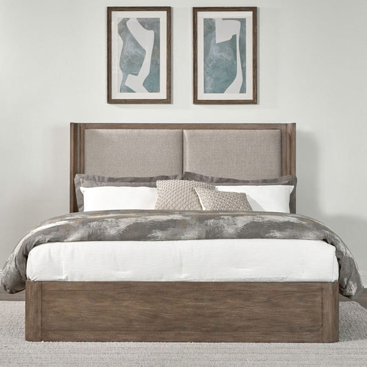 Liberty Furniture - South Bend - King California Shelter Bed in Brown - 306-BR-CKSH view 1