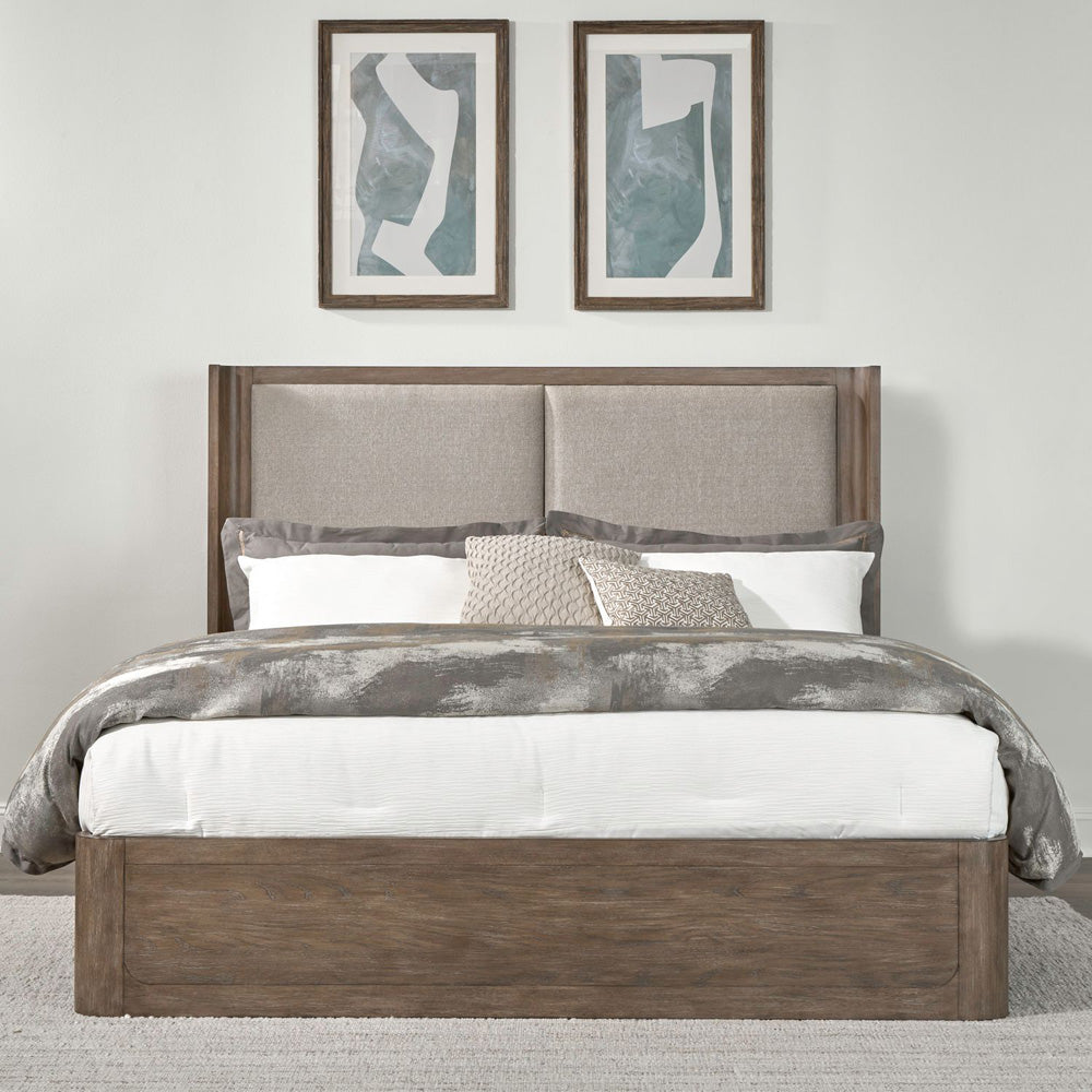 Liberty Furniture - South Bend King Shelter Bed, 2 Night Stands - 306-BR-KSH2NS view 5