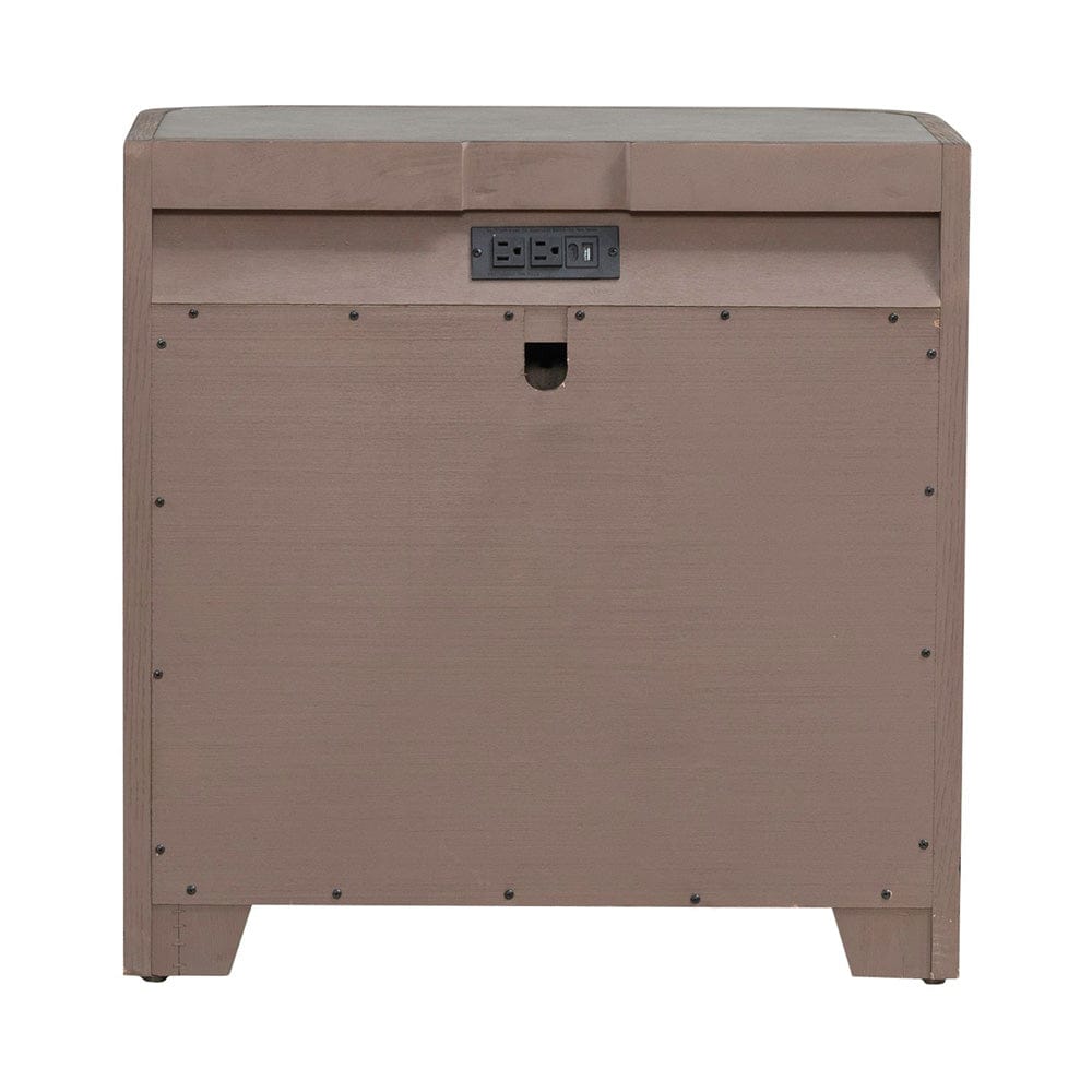 Liberty Furniture - South Bend - Nightstand w/ Charging Station in Brown - 306-BR61 view 5