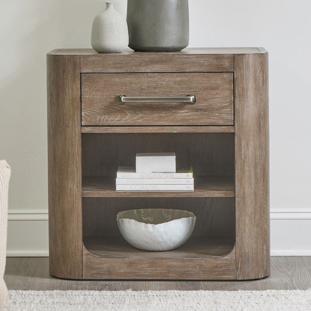 Liberty Furniture - South Bend - Open Nightstand w/ Charging Station in Brown - 306-BR62 view 1