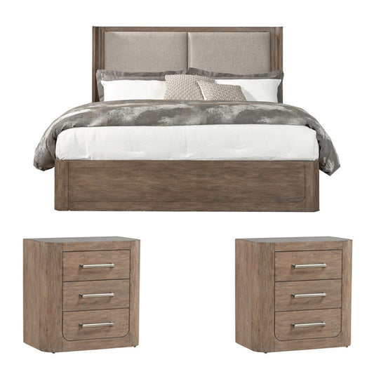 Liberty Furniture - South Bend Queen Shelter Bed, 2 Night Stands - 306-BR-QSH2NS view 1