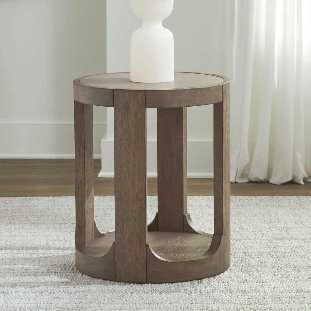 Liberty Furniture - South Bend Round Chairside Table - 306-OT1021 view 1