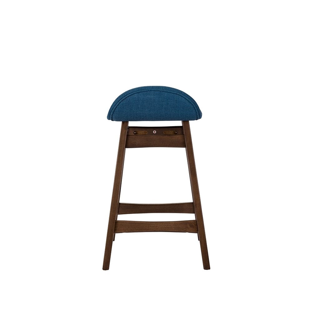 Liberty Furniture - Space Savers 24 Inch Counter Chair - Blue  in Satin Walnut - 198-B650124-BU veiw 5