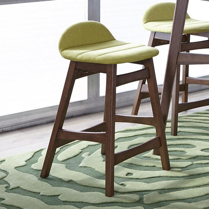 Liberty Furniture - Space Savers 24 Inch Counter Chair - Green  in Satin Walnut - 198-B650124-GE veiw 1