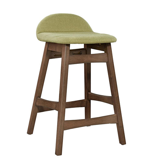 Liberty Furniture - Space Savers 24 Inch Counter Chair - Green  in Satin Walnut - 198-B650124-GE veiw 2