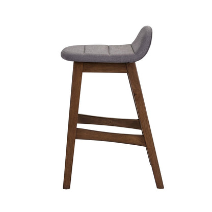 Liberty Furniture - Space Savers 24 Inch Counter Chair - Grey  in Satin Walnut - 198-B650124-GY veiw 6